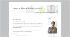 Desktop Screenshot of mobilephonedevelopment.com