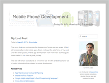 Tablet Screenshot of mobilephonedevelopment.com